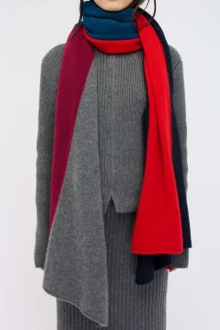 The Elder Statesman Cashmere Patchwork Shawl