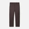 The Elder Statesman Chalkstripe Flat Front Trouser