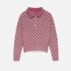 Women The Elder Statesman Checkered Women's Polo