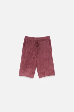 The Elder Statesman Chenille Rib Short