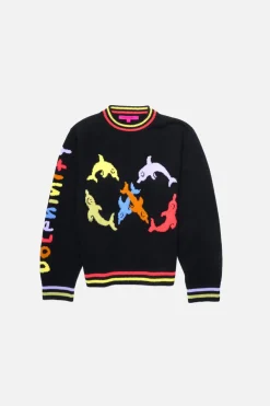 Women The Elder Statesman Dolphinity Women's Crew