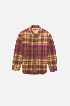 The Elder Statesman Felt Check Overshirt