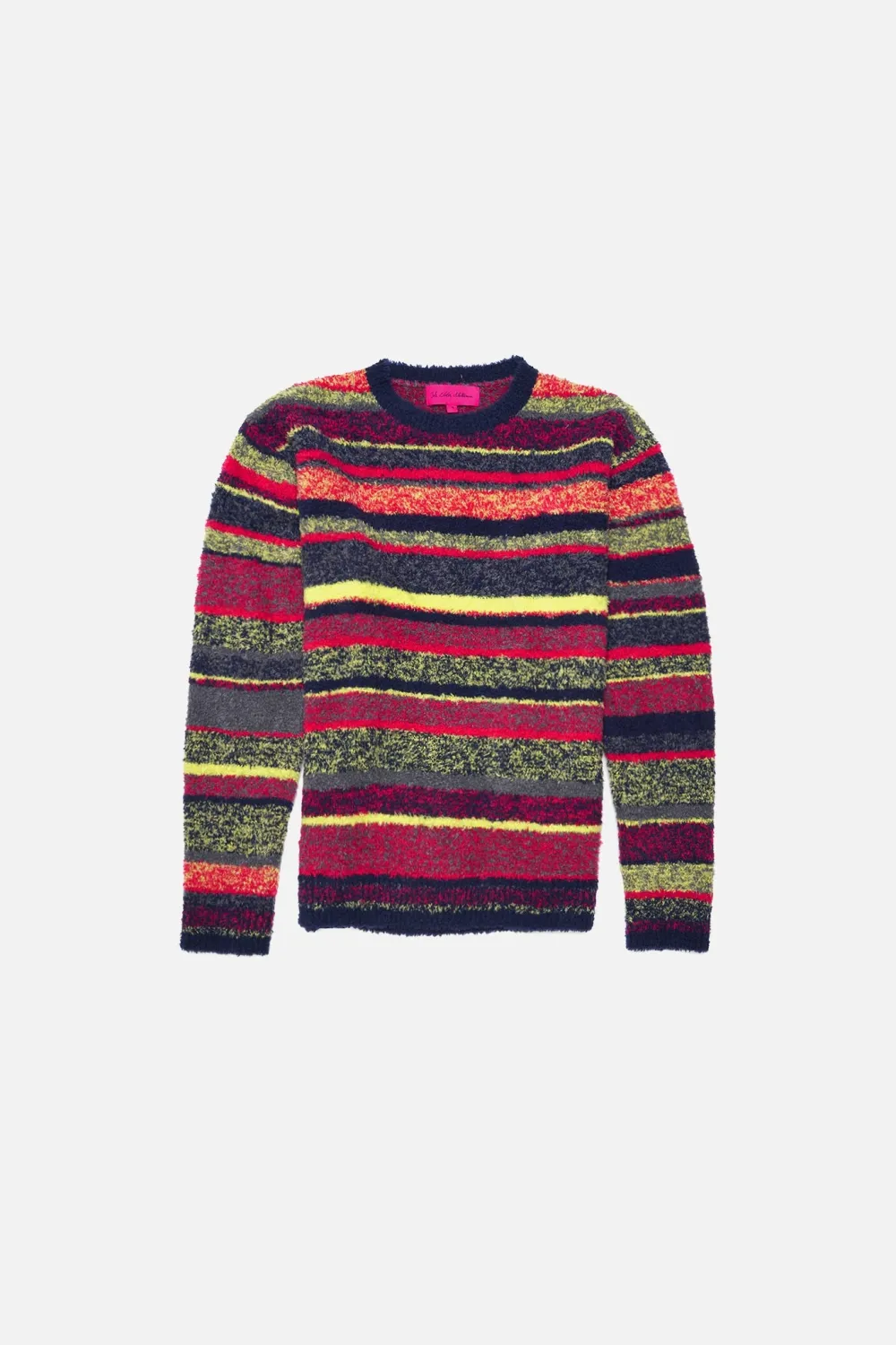 The Elder Statesman Hardwire Stripe Crew