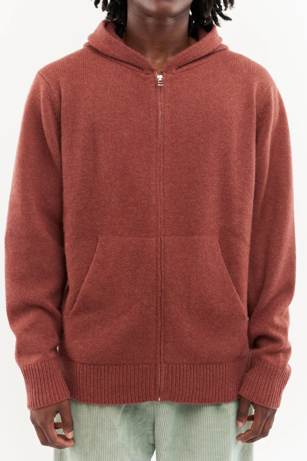 The Elder Statesman Heavy Zip Hoodie