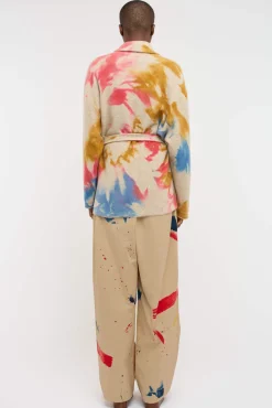 Women The Elder Statesman Herring Dye Women's Cardigan