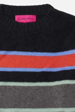 The Elder Statesman Jitney Stripe Crew