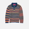 The Elder Statesman Leo Stripe Polo LS