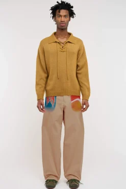 The Elder Statesman Nimbus Hockey Pullover LS