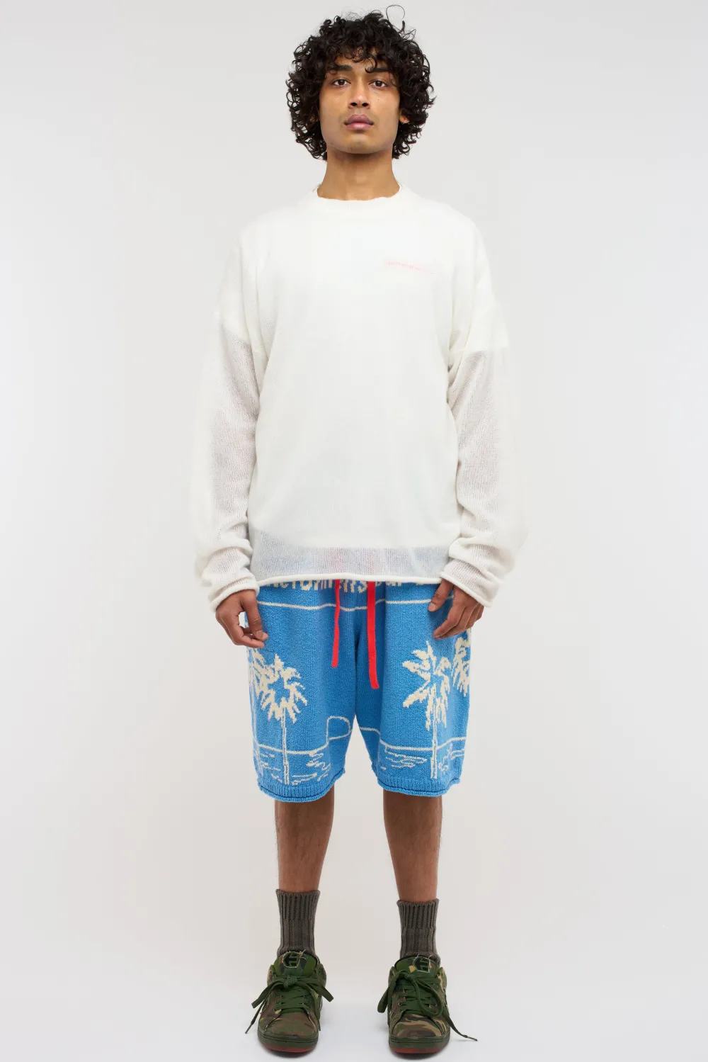 Women The Elder Statesman Nimbus Slouchy Crew