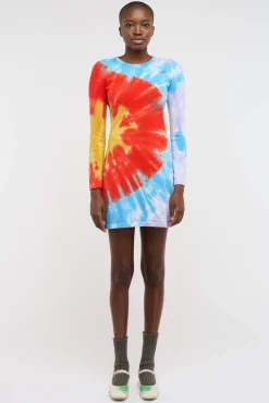 Women The Elder Statesman Nova Spin Mini Dress LS