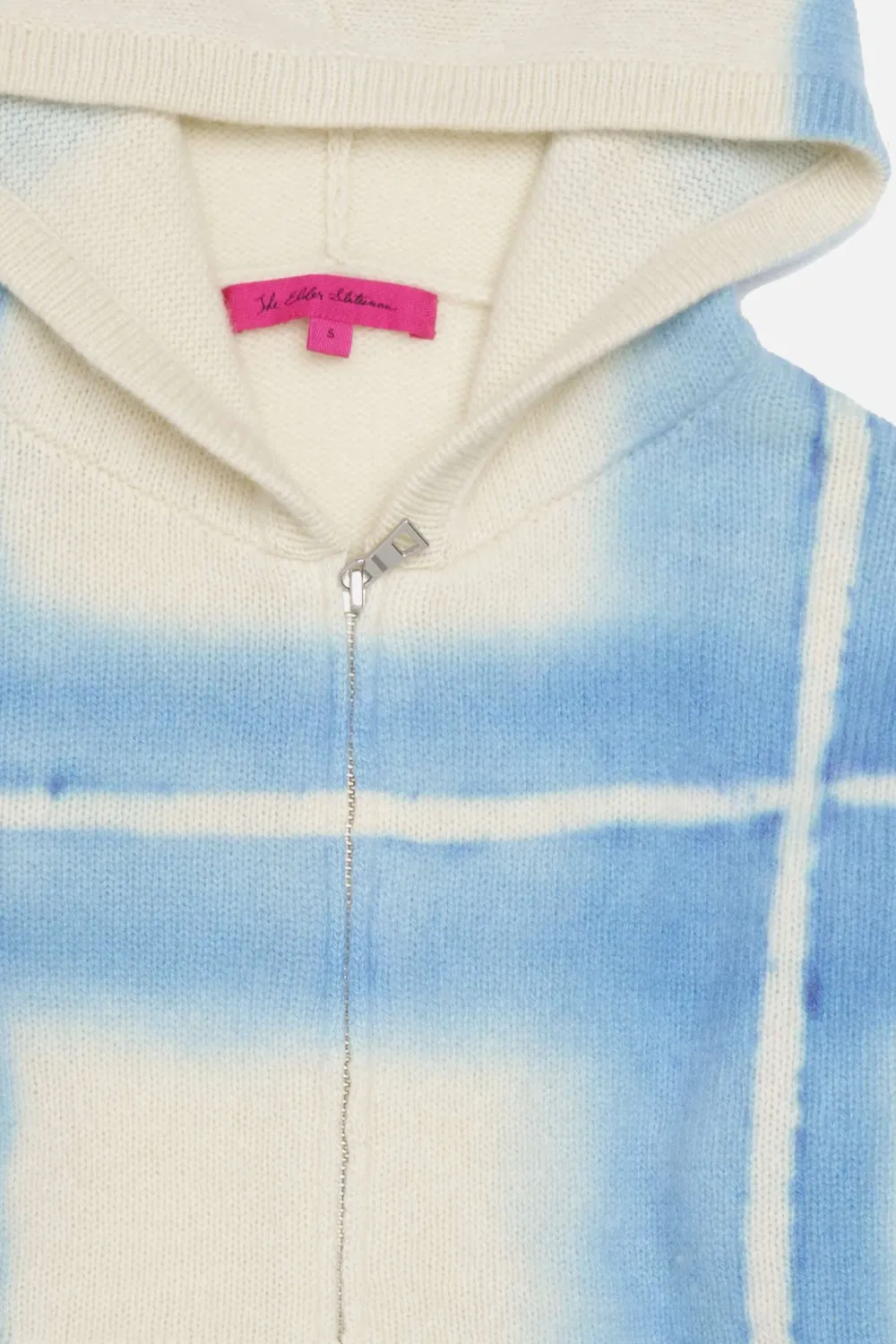 Women The Elder Statesman Plaid Dye Women's Zip Hoodie