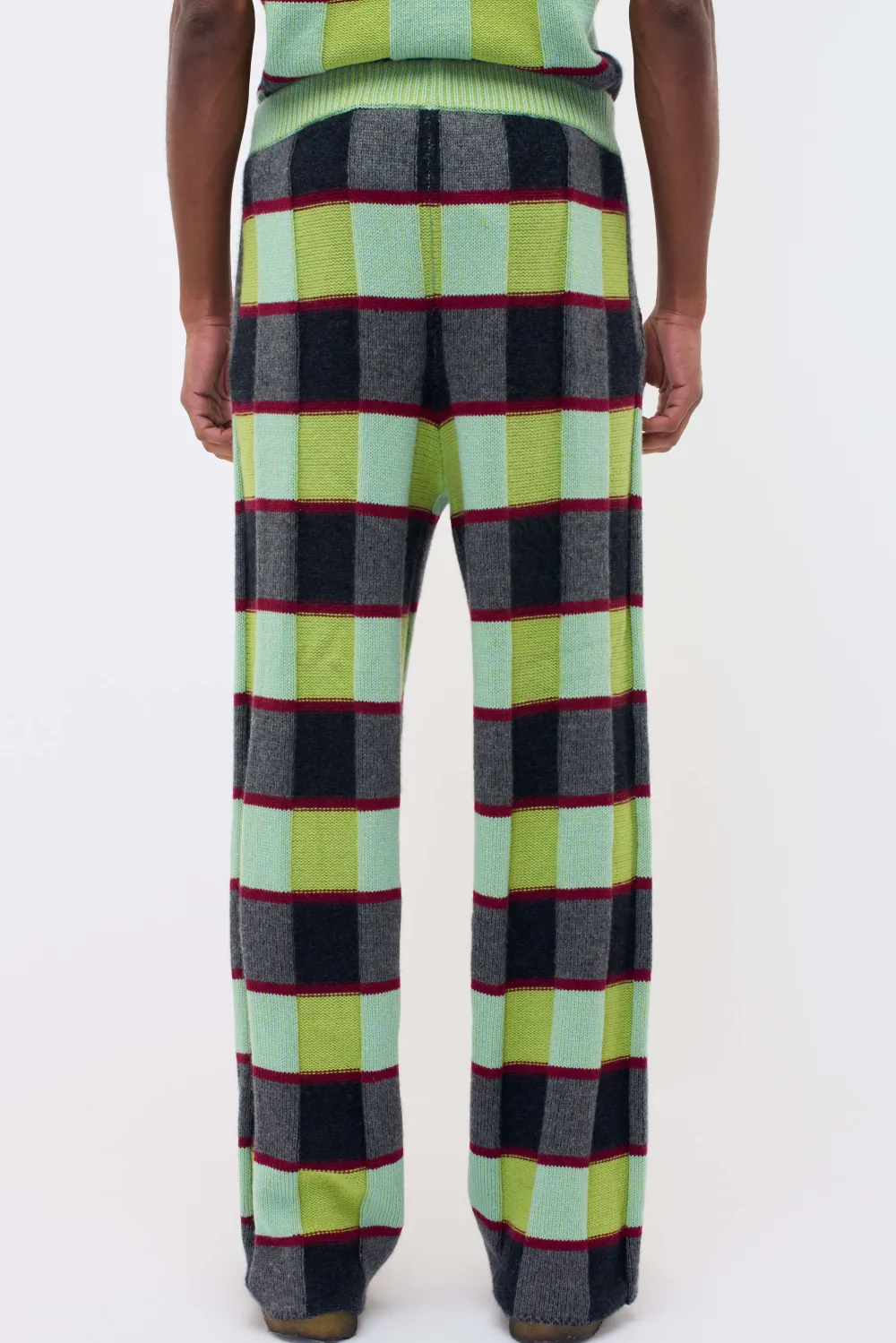 The Elder Statesman Promotion Plaid Lounge Pant