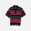 The Elder Statesman Rad Stripe Scally Polo