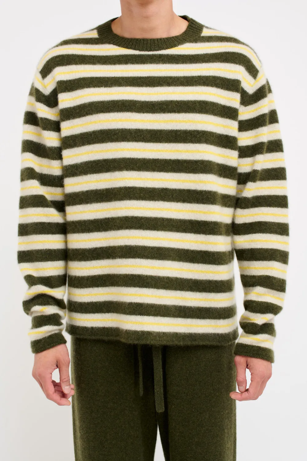 The Elder Statesman Sinful Stripe Crew