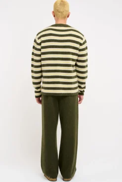 The Elder Statesman Sinful Stripe Crew