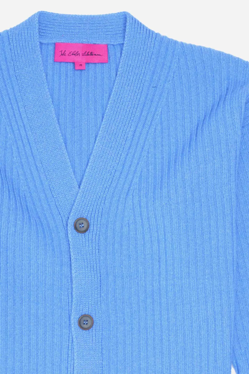 Women The Elder Statesman Spliced Rib Cardigan