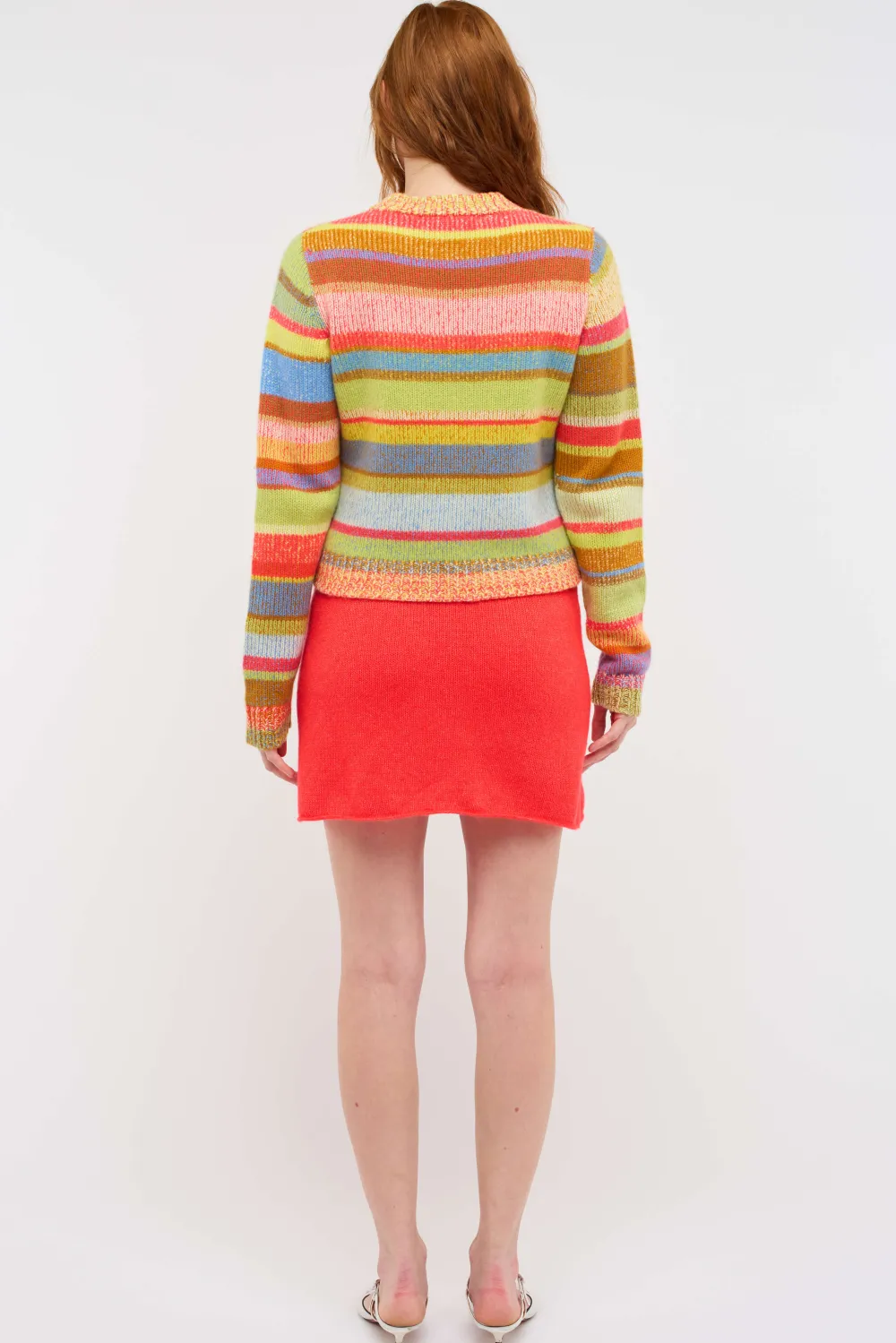 Women The Elder Statesman Stripe Super Soft Women's Crew