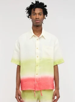 The Elder Statesman Sulfur Gradient Overshirt SS