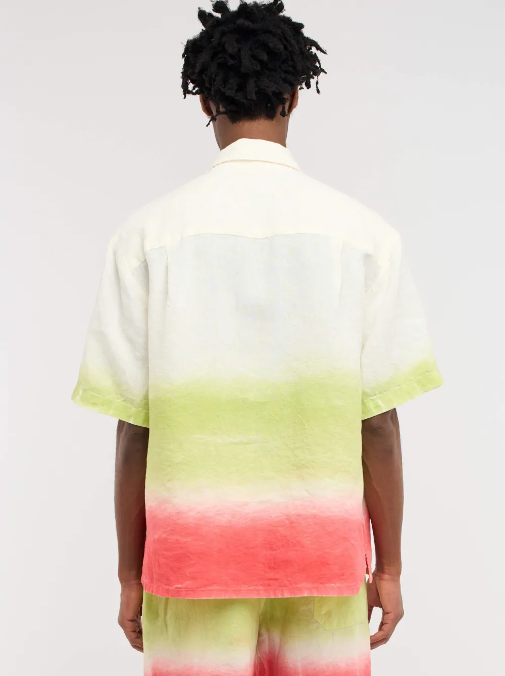 The Elder Statesman Sulfur Gradient Overshirt SS