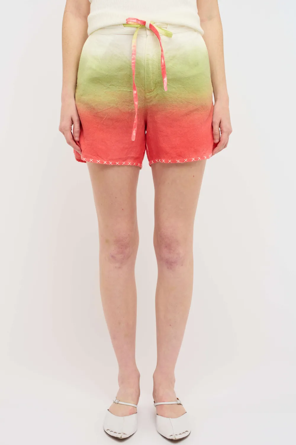 Women The Elder Statesman Sulfur Gradient Women's Short