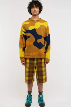 The Elder Statesman Sunshine Plaid Short