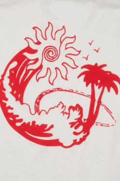 Women The Elder Statesman Surf-Yin Women's Tee