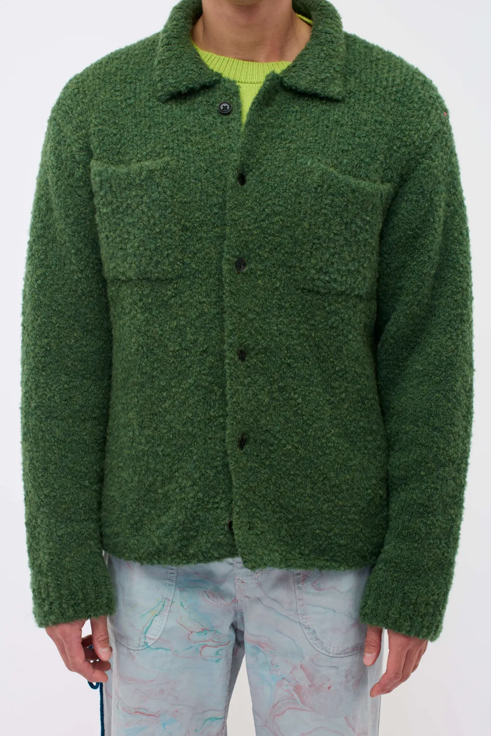 The Elder Statesman Teddy Overshirt