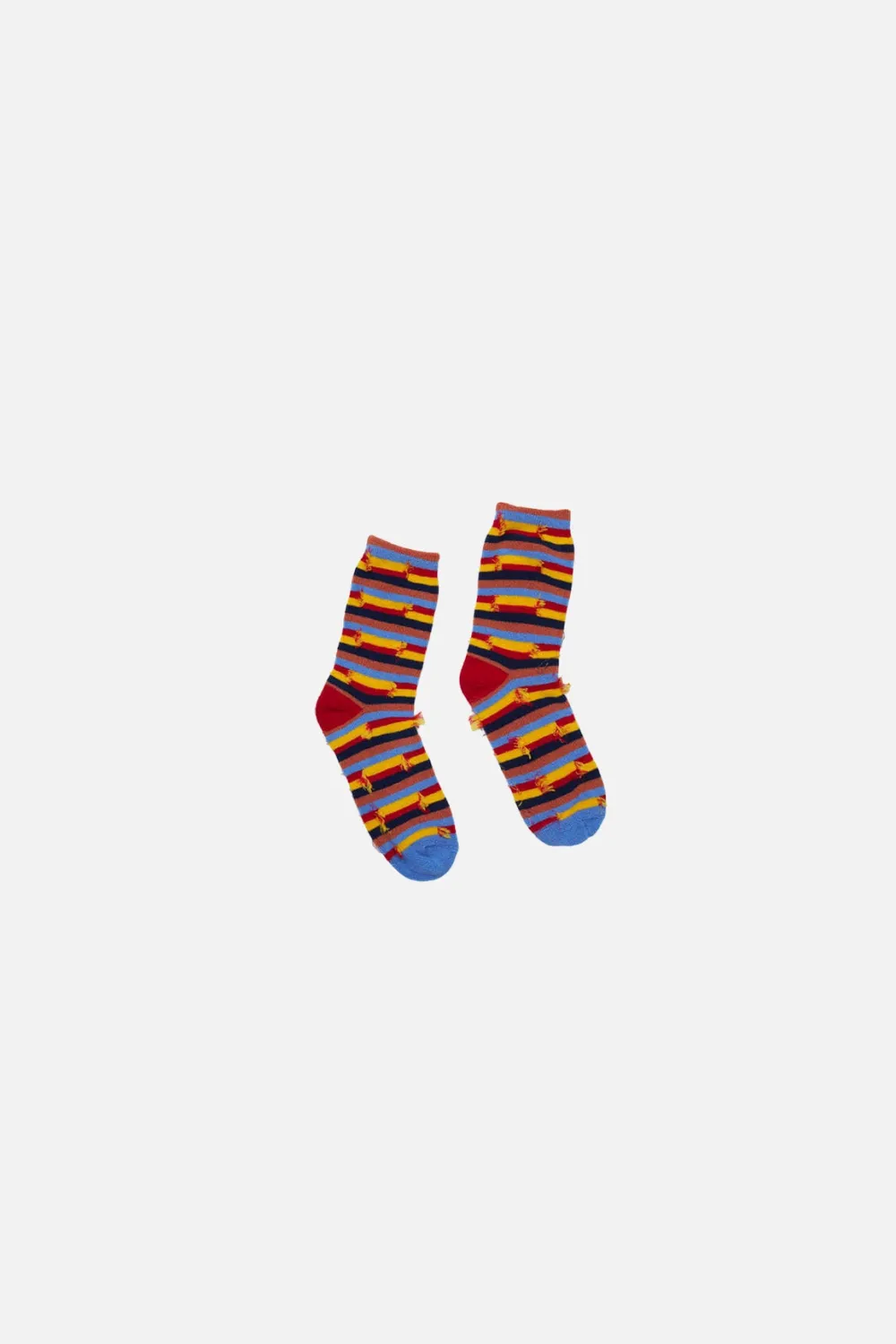 The Elder Statesman Television Check Socks