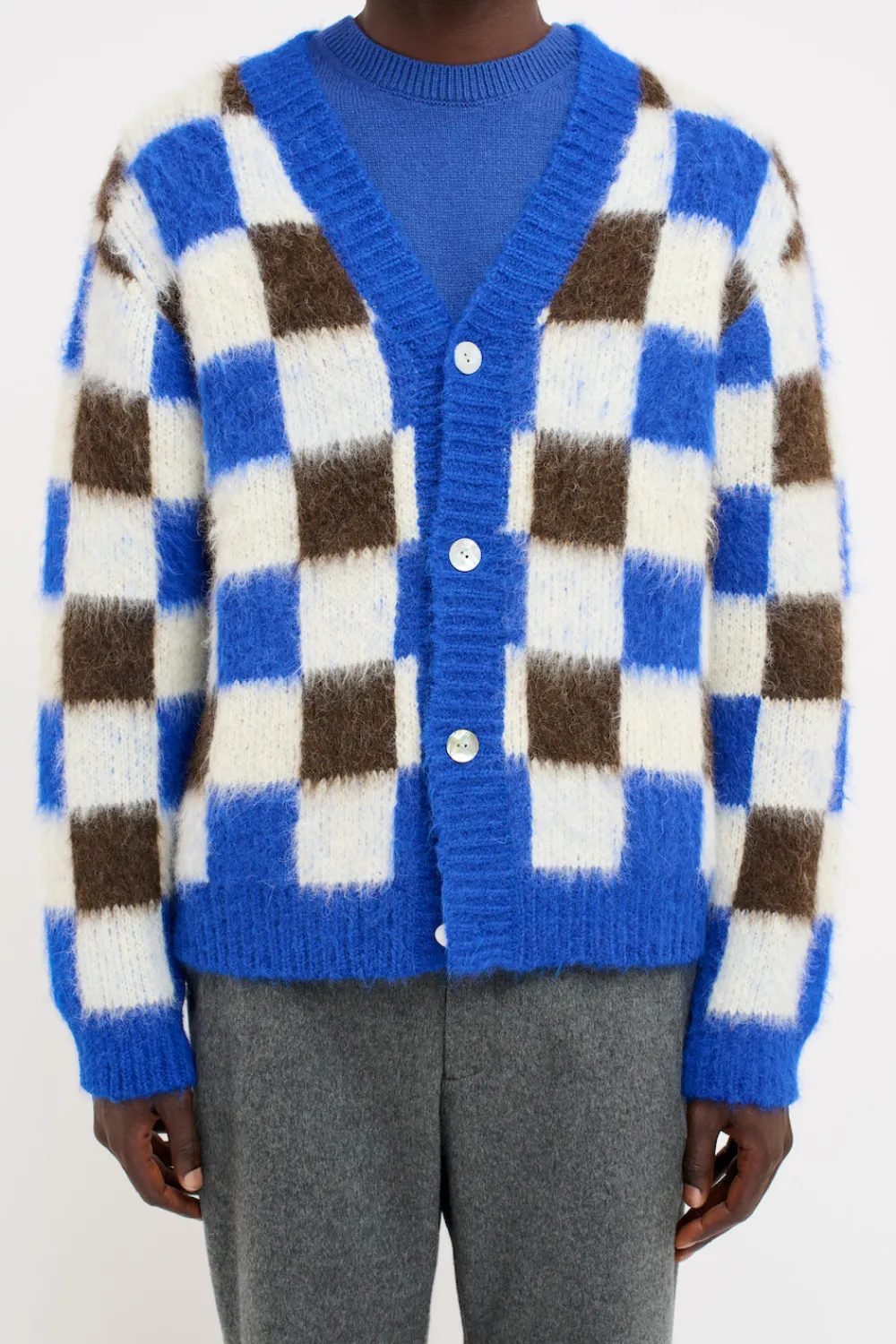 Women The Elder Statesman Thistle Gingham Cardigan