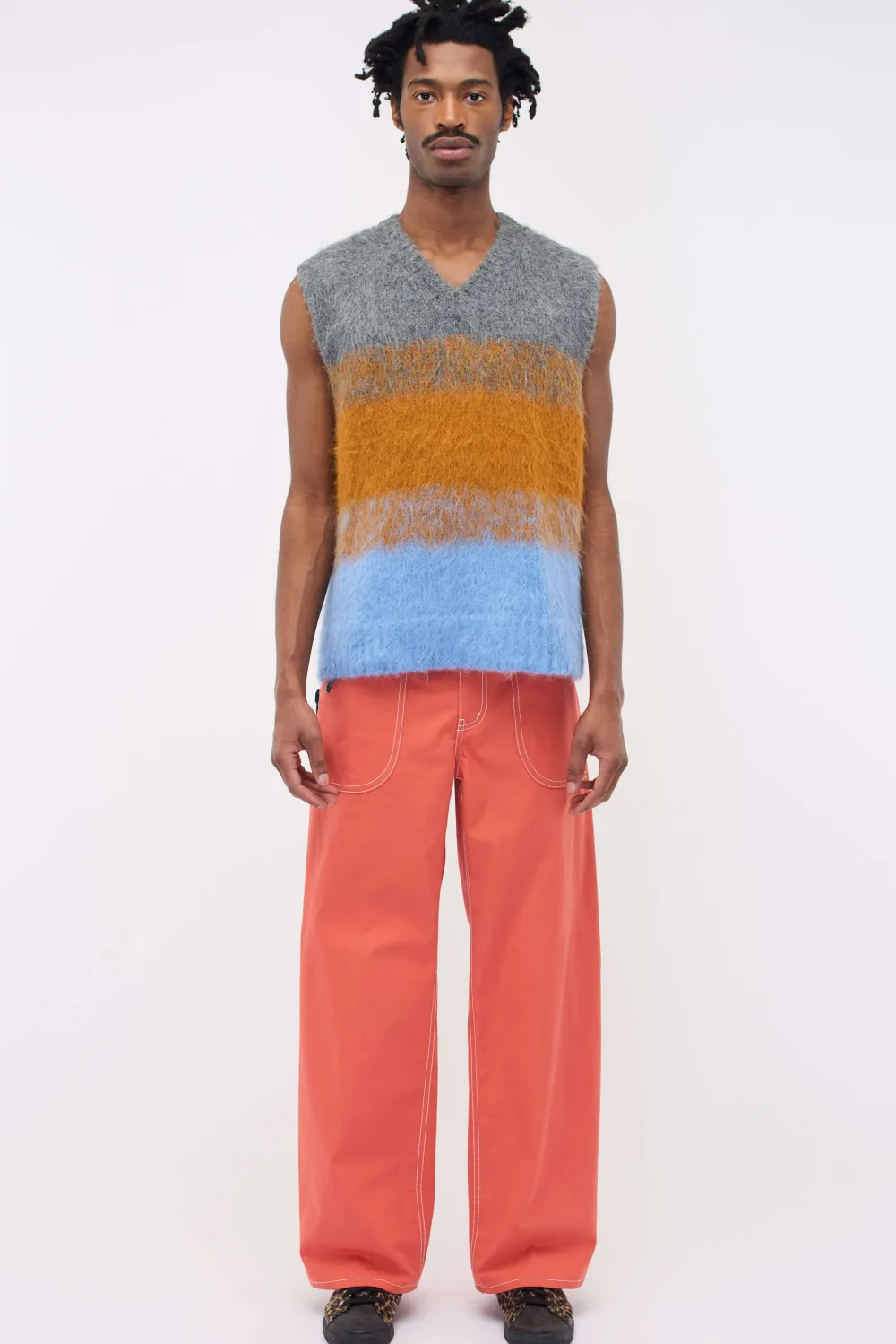 The Elder Statesman Thistle Ombre Vest