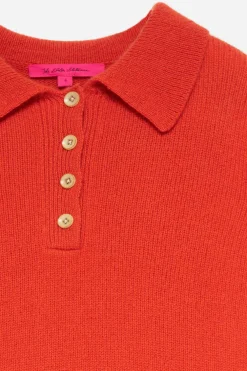 Women The Elder Statesman Women's Fitted Polo