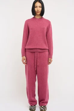 Women The Elder Statesman Women's Ribbed Lounge Pant