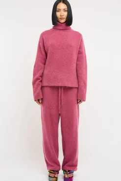 Women The Elder Statesman Women's Slouchy Turtleneck